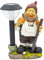 Wichtelstube-Kollektion XL Gartenzwerg Fred, Gartenfigur mit Solarlampe LED Gartenbeleuchtung Solar Gartenzwerge solarleuchten Garten Solarlampen für außen Gartendeko