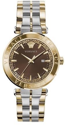 Versace Herren Armbanduhr Aion 43 mm Armband Edelstahl VE2F004 21
