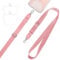 mylovetime Handy Band Universal Crossbody, Handyband zum Umhängen Mit 2 Selbstklebenden Pads, Verstellbar Umhängeband Lanyard Kompatibel Mit Allen Smartphones Rosa