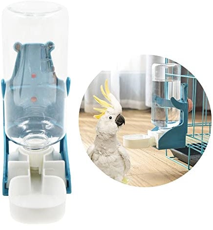 Vogelfutterspender AufhäNgen Haustier Wasserspender HäNgeträNke - Haustiere Automatische TräNke Vogelfutterstation Futterspender VöGel für Kaninchen Chinchillas Hamster Hunde und Katzen 1 StüCk