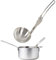 a-r Cucharón de sopa de camping al aire libre, cuchara de sopa con mango plegable, colador de mango plegable, cucharón skimmer para cocinar y freír, equipo de cocina al aire libre