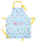 SiXsigma Sports Kitchen Chef Aprons for Women & Men - Quick Dry Adjustable Cooking Apron's for BBQ, Bakers & Smoker Grill Aprons - Perfect Mothers Day Gifts For Cooking Lovers (Sky Blue Butterfly)