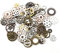 100g Steampunk ingranaggi Vintage Steampunk ingranaggi Set di ciondoli in metallo per gioielli fai da te Ingranaggi vintage in stile Steampunk, ruote dentate, per gioielli e ciondoli