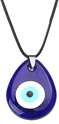 Oilmal Necklace, Blue Eye Necklace Pendant Necklace Turkish for Protection and Blessing for Men Women A
