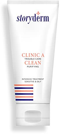 Storyderm - Antibakterielle Gesichtsreinigung für Problemhaut gegen Akne - Sanfte Porentiefe Reinigung mit Schwarzem Ingwer & Galgant-Extrakt - Ideal für fettige & Akne Haut - CLINIC-A CLEAN 150ml