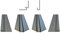 #plateART Aluminium Nische-Set für 3mm Duschrückwand oder Küchenrückwand (Silber matt), 250 cm Länge