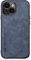 Kepuch Silklike Hülle für iPhone 15 - Hüllen Case Eingebaute Metallplatte für iPhone 15 - Blau