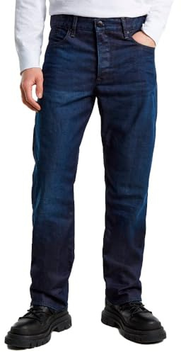 G-STAR Herren Dakota Regular Straight Jeans Blau (Worn in Frisian Night D23691-4639-G746) 31W / 32L