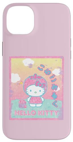 Hülle für iPhone 14 Plus Hello Kitty Erdbeermilch