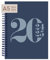 Rileys & Co - Kalender 2024 2025 A5 - Schülerkalender - Schulplaner - Studienplaner - Semesterplaner - Perfekt für Schüler, Studenten, Berufstätige - Blau (20 x 15 cm) - auf Französisch