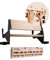 Clevo Bundle Handboard Door - Hangboard für Kletten und Bouldern - Climbing Trainingsboard Hangboard Klettern Aufhängung für Türe inkl Klimmzugstange