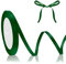 Schleifenband Grün 6mm 23M Geschenkband für Weihnachten, Hochzeit, Halloween, Geburtstag - Satinband, Dekoband, Stoffband zum Basteln und Geschenkverpackung - Seidenband Dunkelgrün