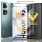 HOMEMO Protector de Pantalla para Honor 90 2 Piezas + Protector de Lente de Cámara 2 Piezas, 3D Cobertura Completa, Anti-Scratch, Sin Burbujas, HD Transparente Honor 90 5G Vidrio Templado