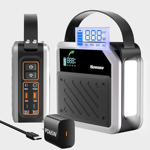 270Wh / 72000mAh Portable Solar Power Station 268W Max Output 2x 100W USB-C PD LiMnFePO4 Battery with Focus for Camping, Travel and Emergency, Drone Charging, Bank