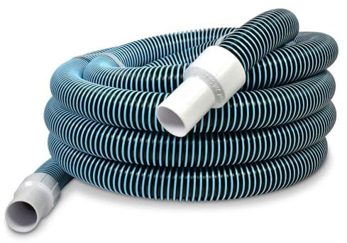 POOL Total 8 m Poolschlauch 38 mm - Drehbare Muffe für einfache Handhabung - Flexibler Schwimmbadschlauch - UV-beständig & langlebig