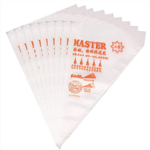 Fruit Press Electric Large Thickened 100-Piece Disposable Piping Bags without Tip and Piping Bag for Decorating Biscuits and Cupcakes Replacement Parts (A, One Size)