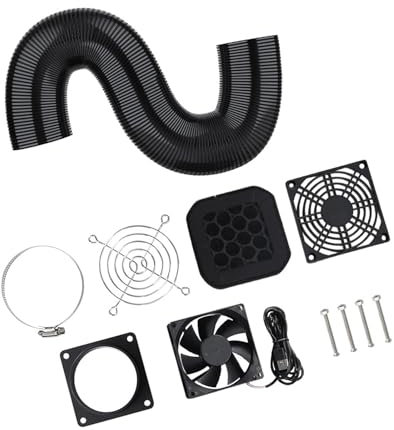 3D-Drucker-Gehäuse-Lüftungsventilator-Set mit USB5V1A-Lüfter 4000 U/min für effektive Wärmeabsaugung und Luftzirkulation