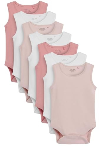 NEXT Baby Mädchen Bodys mit Trägern, 7er-Pack