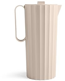 Blim Plus - Caraffa Hydria Acqua Tavola Moka Grey 700ml - Brocca Design Leggera Resistente Esterno Interno - Made in Italy