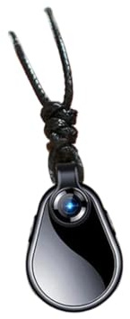 BRhcRAhuE 1080P Action Camera with Necklace Mount, Wide-Angle Portable Video and Audio Recorder, Supports microSD Cards from 8GB to 128GB