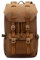 EverVanz Großer Rucksack aus Segeltuch, für Arbeit, Reisen oder Schule, für einen Laptop von 38,1 cm (15 Zoll), braun, L, Praktisch