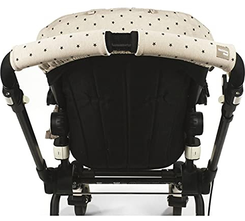 Walking Mum Gaby - Protector manillares con velcro, color piedra