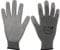 Arbeitshandschuhe - 12 Paar Rutschfeste Montagehandschuhe Nahtlos, Reparaturen, Automobilindustrie, Feinarbeiten, Werkstatt Weiß, Schwarz, Grau, Gr. 11 (12 Paar) grau