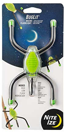 Nite Ize BGT02-17-R7 BugLit Micro Flashlight Standing or Hanging Task Light, Lime