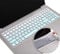 2 Pack Lenovo IdeaPad Keyboard Cover for 2020 2019 15.6 Inch Lenovo Ideapad S145 S340 L340 130 330 330s 340s 520 S540 720s, 17.3 Inch Lenovo Ideapad 320 330 L340 Skin(Ombre Mint+Clear)