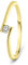 MIORE Ring Damen 0.05 Ct Solitär Diamant Verlobungsring aus Gelbgold 9 Karat / 375 Gold, Schmuck