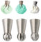 3pcs Icing Décoration Kit de tuyauterie en acier inoxydable Buse russe Boule pâtisserie Buse Grand Icing russe Piping Conseils Buse gâteau Outils de décoration