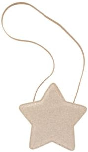 Glitzer Stern Tasche | Champagner Gold