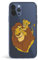Schutzhülle für iPhone 13 Pro, offizielles Disney Mufasa und Simba Silhouette, König der Löwen