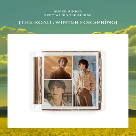 SUPER JUNIOR [ THE ROAD : WINTER FOR SPRING ] Special Single Album ( B VER. ) ( 1ea CD+16p Booklet+1ea Photo Card+1ea Lyric Paper+1ea Folded Poster(On pack)+1ea STORE GIFT CARD )