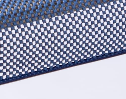 Gartentischdecke Tischdecke Weichschaummaterial Karo einfarbig rutschfest wetterfest 7 Farben und Größen Blau 110x140 cm eckig