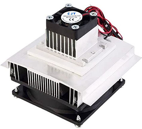 Yrhrol DC 12V DIY Thermoelektrische Peltier Kühlsystem Kit Halbleiter Kühler Kühlkörper Leitungsmodul Kühlschrank Mini Klimaanlage Kühlung