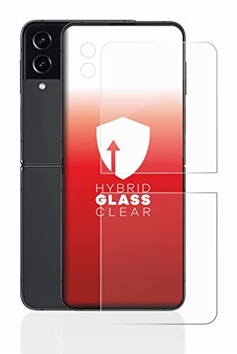upscreen Protector Pantalla para Samsung Galaxy Z Flip 4 (Frontal+Cámara) Hybrid Glass – 9H Dureza