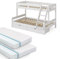 VitaliSpa Etagenbett Everest, Weiß, 120x200 / 80x200 cm mit 2 Matratzen und 2 Schubkästen