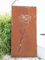 Zen Man Edelrost SichtschutzWand Rost Garten Sichtschutzwand Rosen Gartenzubehör aus Metall Handarbeit 1mm B75H150cm 032166-2