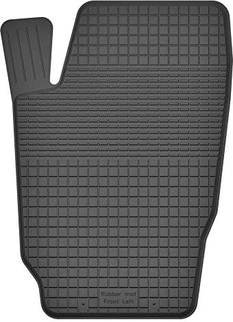 Gummimatte Gummi Fußmatte Fahrer Fußmatte für VW Volkswagen Polo IV 9N (99-09) / Fox/Seat Ibiza III (02-08) / Cordoba II (01-09) / Skoda Fabia I (99-08) - Hoher Rand 15 mm