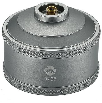 Replacement Empty Refillable Gas Fuel Cylinder Standard for Backpacking Camping Stove EN417 Lindal Valve 110g TC-35