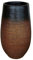 Blumenvase Keramik schwarz braun Höhe ca 35,5cm Bodenvase Vase Natur
