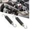 JNNJ 2 Pièces Ressorts De Pot D'échappement Moto, Ressorts D'échappement Scooter En Acier Inoxydable, Silencieux En Acier Inoxydable Pot D'échappement Ressort Crochets, Pour Moto, Scooter, ATV