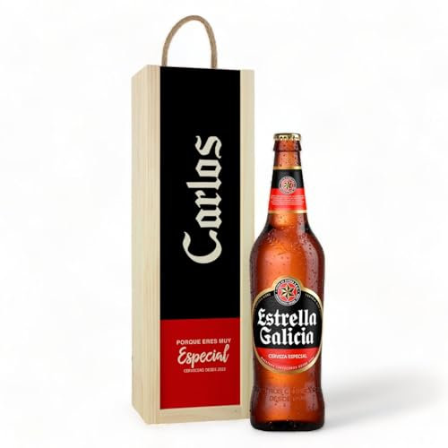 Caja Regalo Personalizada con Nombre Cerveza Pack Cervezas Regalo