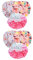 Beaupretty 6pezzi Cuffiette Doccia Impermeabili Per Elasticizzati Satin Portatile Per Bagnetto e Colori