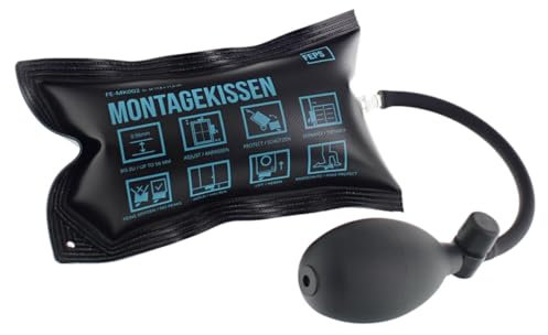FEPS Tool Montagekissen 17,8 x 11,5 cm | Luftkissenheber zur Tür- und Fenstermontage | Luftkissen als Montagehilfe für Höhen bis zu 76mm