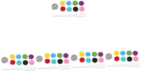 Uonlytech 5 Stück Clip Maskenzubehör Ätherisches Öl Pad Halter Ätherisches Öl Medaillon Mini Aromatherapie Halter Mini Aroma Pad Halter Aromatherapie Medaillon Für Maske Ätherisches