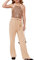 GRACE KARIN Mädchen Pailletten-Overall mit Gürtel Neckholder Hohe Taille Ausgestellter Overall Jazz Dance Disco Kostüm Gold 10-12 Jahre