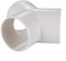 HOHOVYVY Tuyau de ventilation, tuyau d'échappement, raccords ronds de tuyau de ventilation adaptateur T/Y support de réduction (type Y 150 mm)
