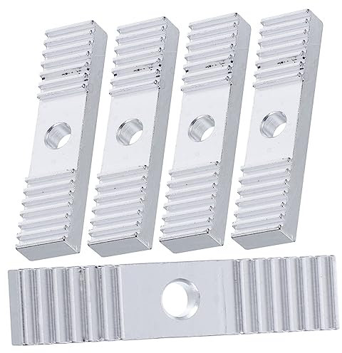 Garneck 5 Stück 2 Zahnriemen Klemmen Aus Aluminiumlegierung – Robuste 3D Drucker Zubehör Für Präzise Befestigung Von 2 Riemen Und Getrieben